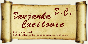 Damjanka Čučilović vizit kartica